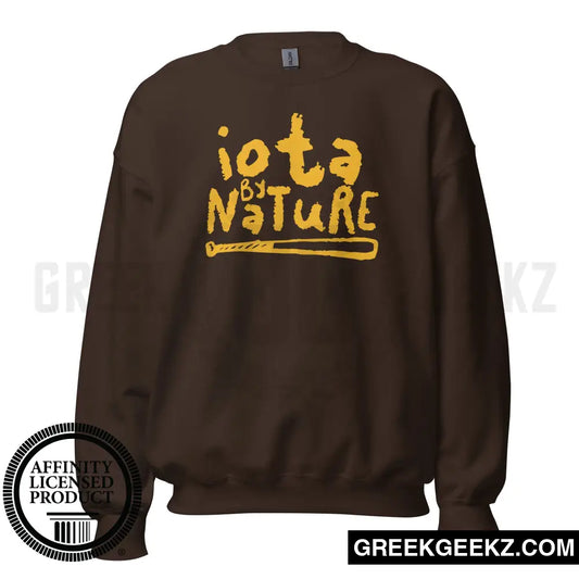 Iota By Nature - Iota Phi Theta Fraternity - Sweatshirt Brown / S Sweatshirt