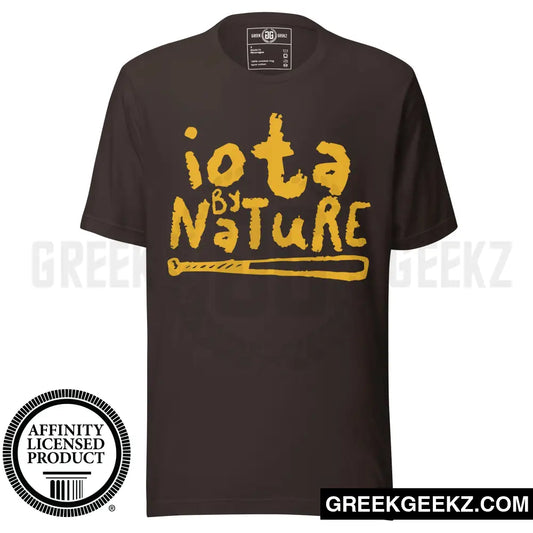 Iota By Nature - Iota Phi Theta Fraternity - T-Shirt Brown / S T-Shirt
