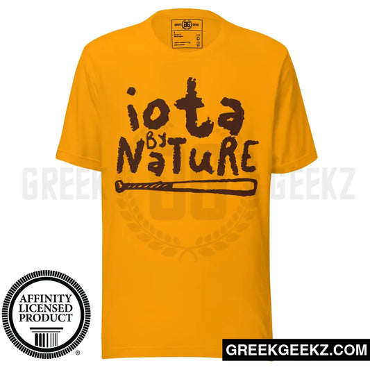 Iota By Nature - Iota Phi Theta Fraternity - T-Shirt Gold / S T-Shirt