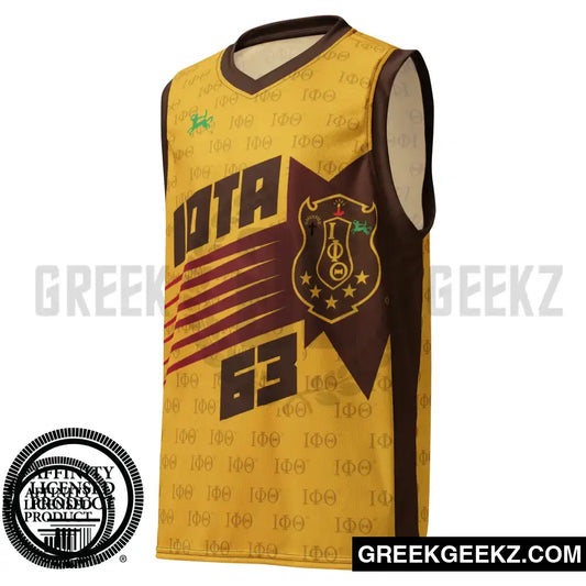 Iota Suns - Iota Phi Theta - Basketball Jersey Gold / XS Basketball Jersey