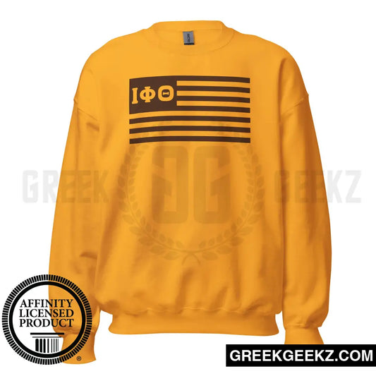 The ΙΦΘ Marathon - Iota Phi Theta Fraternity - Sweatshirt Gold / S Sweatshirt